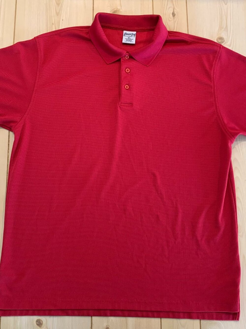 Vintage Y2K Bimini Bay Outfitters Polyester Casual Dress Preppy Polo T-Shirt XL
